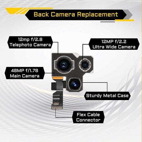 for iPhone 14 Pro Max Rear Camera Replacement for iPhone 14promax 48MP Main Back Camera Replace Full Repair Tools Kit with Magnetic Pad Screwdriver A2651 A2893 A2894 A2895 A2896 in Saudi Arabia
