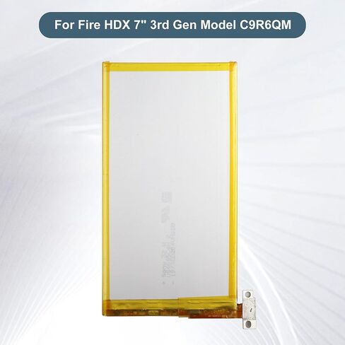 Replacement Battery 58-000043 Compatible with HDX 7" 3rd Gen Model C9R6QM with Tools in Saudi Arabia