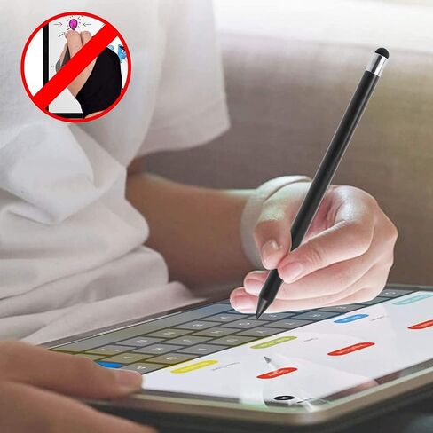 Universal Stylus Pen 2 in 1 Capacitive Stylus Pen with Round Tip High Sensitivity and Precision Touch Screen Pen Touch Screen Devices for All Capacitive Touch Screen Cell Phones Tablets Laptops16 cm in Saudi Arabia