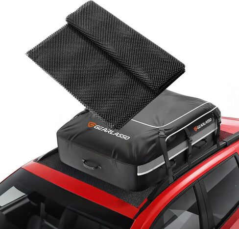 Anti-Slip Roof Cargo Bag Protective Mat, 51" x 39" Rubber Roof Rack Pad – Scratch-Resistant & Waterproof Car Rooftop Luggage Mat for SUV, Van & Most Vehicles in Kuwait