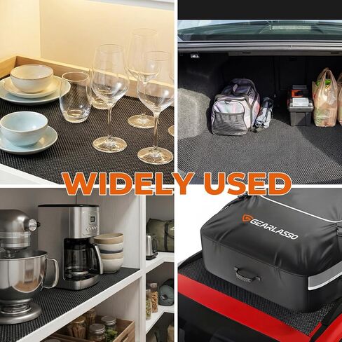 Anti-Slip Roof Cargo Bag Protective Mat, 51" x 39" Rubber Roof Rack Pad – Scratch-Resistant & Waterproof Car Rooftop Luggage Mat for SUV, Van & Most Vehicles in Kuwait