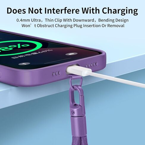 حبل هاتف 3 في 1 + مجموعة حزام معصم، حزام هاتف قابل للتعديل لهاتف iPhone ومعظم الهواتف الذكية in Kuwait