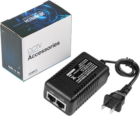 محول إيثرنت Gigabit PoE 10/100/1000Mbps، حاقن محول شبكة إيثرنت الطاقة 5V-57V مصدر طاقة سلبي لكاميرات IP، AP، قابل للتركيب على الحائط (PSE310G) in Kuwait