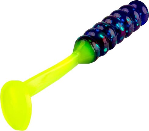 Strike King Mr. Crappie Slabalicious XL, Soft Plastic Paddle Tail Grub Fishing Lure, 2 1/2-Inches, 10-Pack in Saudi Arabia