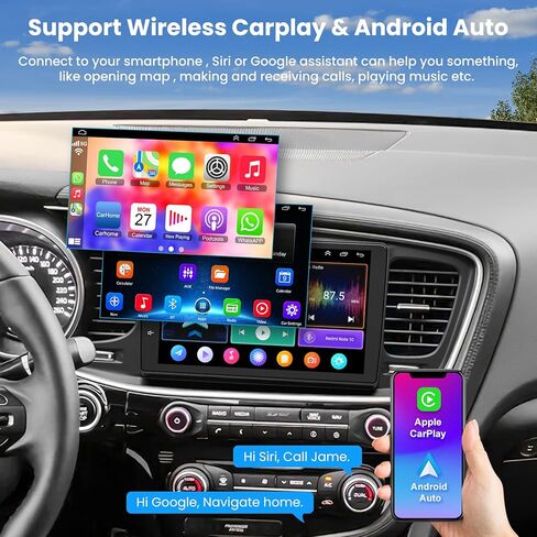 ستيريو سيارة 4G+64G لسيارة KIA Optima K5 2013 2014 2015، 9 بوصة Android 13 شاشة تعمل باللمس راديو Optima مع CarPlay اللاسلكي، Android Auto، GPS Navi، 5G WiFi، بلوتوث 5.2، كاميرا خلفية عالية الدقة، SWC، راديو FM in Kuwait