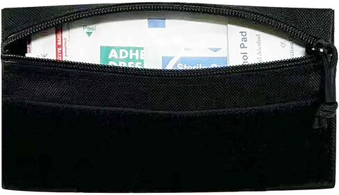 Tactical Admin Zipper Pouch with Hook and Loop, Carry On Bag Insert EDC Organizer Utility Storage Pocket Wallet for Snack Backpack Accessories Chest Ring in Saudi Arabia
