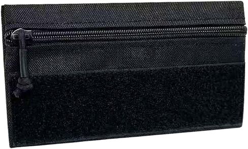Tactical Admin Zipper Pouch with Hook and Loop, Carry On Bag Insert EDC Organizer Utility Storage Pocket Wallet for Snack Backpack Accessories Chest Ring in Saudi Arabia