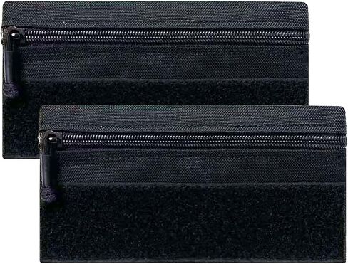 Tactical Admin Zipper Pouch with Hook and Loop, Carry On Bag Insert EDC Organizer Utility Storage Pocket Wallet for Snack Backpack Accessories Chest Ring in Saudi Arabia