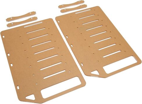 Dioche أكريليك حامل القرص الصلب DIY مع تصميم متعدد الطبقات وفتحات تركيب دقيقة، مناسب لمحركات الأقراص مقاس 3.5 بوصة ومراوح 8 سم، مصنوع من مادة أكريليك عالية الجودة. (8 طبقات) in Kuwait