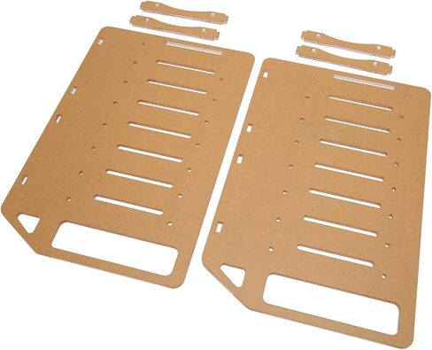 Dioche أكريليك حامل القرص الصلب DIY مع تصميم متعدد الطبقات وفتحات تركيب دقيقة، مناسب لمحركات الأقراص مقاس 3.5 بوصة ومراوح 8 سم، مصنوع من مادة أكريليك عالية الجودة. (8 طبقات) in Kuwait