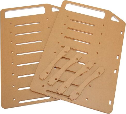 Dioche أكريليك حامل القرص الصلب DIY مع تصميم متعدد الطبقات وفتحات تركيب دقيقة، مناسب لمحركات الأقراص مقاس 3.5 بوصة ومراوح 8 سم، مصنوع من مادة أكريليك عالية الجودة. (8 طبقات) in Kuwait