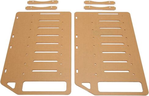 Dioche أكريليك حامل القرص الصلب DIY مع تصميم متعدد الطبقات وفتحات تركيب دقيقة، مناسب لمحركات الأقراص مقاس 3.5 بوصة ومراوح 8 سم، مصنوع من مادة أكريليك عالية الجودة. (8 طبقات) in Kuwait