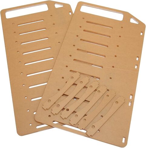 Dioche أكريليك حامل القرص الصلب DIY مع تصميم متعدد الطبقات وفتحات تركيب دقيقة، مناسب لمحركات الأقراص مقاس 3.5 بوصة ومراوح 8 سم، مصنوع من مادة أكريليك عالية الجودة. (8 طبقات) in Kuwait