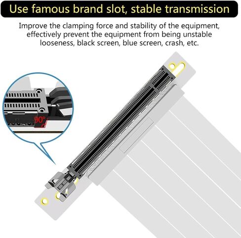 Vertical GPU Mounting Bracket PCIE3.0 X16 Slot Bracket with Toolless Adjustment for Gaming PC PCIe 3.0 Compatible in Kuwait