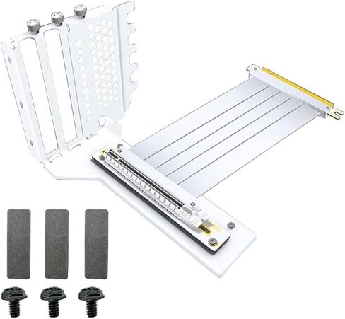 Universal Vertical GPU Bracket Holder with Ultra PCIe 4.0 3.0 X16 Gen4/3 Riser Cable 7PCI VGA RTX 4090 GPU Mount Kit in Kuwait