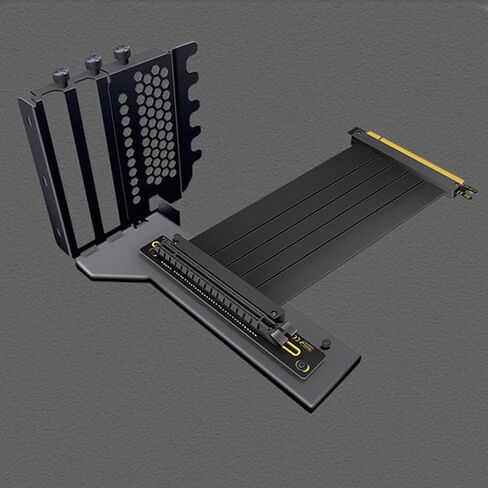 Universal Vertical GPU Bracket Holder with Ultra PCIe 4.0 3.0 X16 Gen4/3 Riser Cable 7PCI VGA RTX 4090 GPU Mount Kit in Kuwait