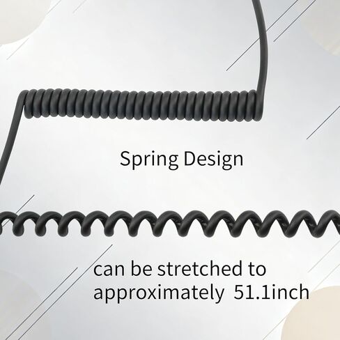 U94 PTT Adapter for Tactical Headset Compatible with Type-C Plug of Mobie Phone,Spring Coil Design,Military or Civilian Ver (Cilivian Version PTT) in Saudi Arabia