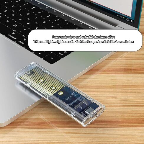 محول حاوية M.2 NVMe SATAs SSD، حاوية USB 3.1 USB C خارجية NVMe SSD بسرعة 10 جيجابت في الثانية، تدعم 22x30، 22x42، 22x60، 22x80 مم NVME أو NGFF SSDs in Saudi Arabia