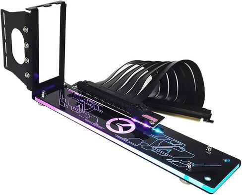 Vertically Graphics Card Bracket GPU LED Holder 5V/12V RGB Light Synchronization in Saudi Arabia