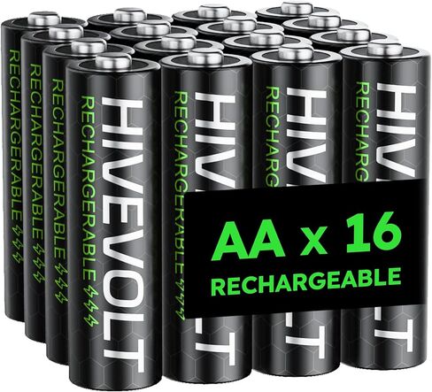 Rechargeable AA Batteries, 2800mAh High Capacity Double A Battery 1.2V NiMH Low Self Discharge, 8 Count in Saudi Arabia