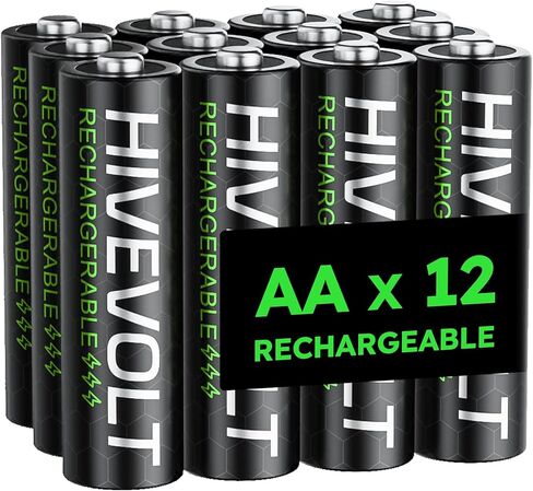 Rechargeable AA Batteries, 2800mAh High Capacity Double A Battery 1.2V NiMH Low Self Discharge, 8 Count in Saudi Arabia