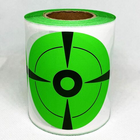 Target Stickers Self Adhesive Targets for Shooting Adhesive Shooting Targets Fluorescent Green Label (Qty 250pcs 3") in Saudi Arabia