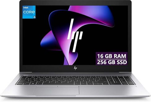 كمبيوتر محمول HP EliteBook 850 G6، كمبيوتر محمول 15.6 بوصة FHD (1920x1080)، Intel Core i5-8265U، ذاكرة الوصول العشوائي 16 جيجابايت، 256 جيجابايت SSD، بدون كاميرا، Windows 11 Pro (متجدد) in Kuwait