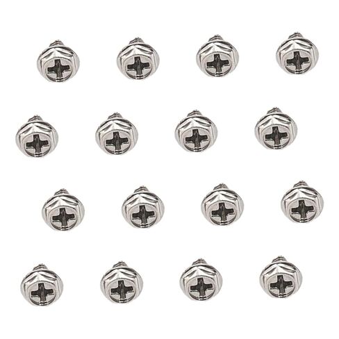 NUOBESTY 100pcs Computer Case Fastener and Power Supply Screw Set Silver 6#-32x6mm Metal Thumbscrews for Pci Slot Replacement Compatible with Desktop Power Supply Assembly in Saudi Arabia