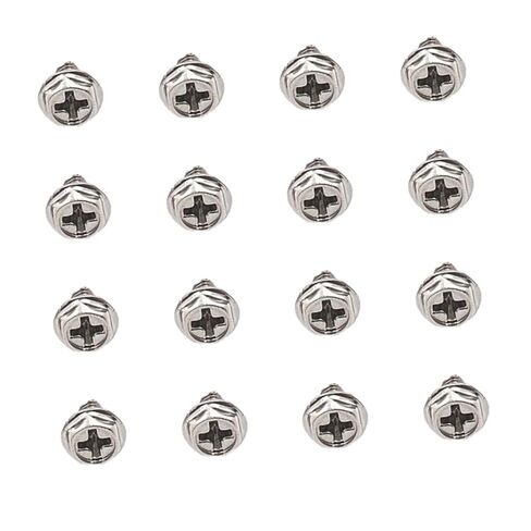 TEHAUX 100pcs Silver #6-32x6mm PC Mounting Screws Pci Slot Fasteners Computer Case Power Supply Screws Replacement for Desktop Chassis Maintenance in Saudi Arabia