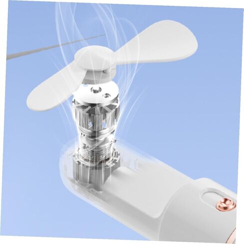 Mini Handheld Fan USB Rechargeable Portable Personal Cooling Fan 3-speed Adjustable Battery Operated for Travel Outdoor Use in Saudi Arabia