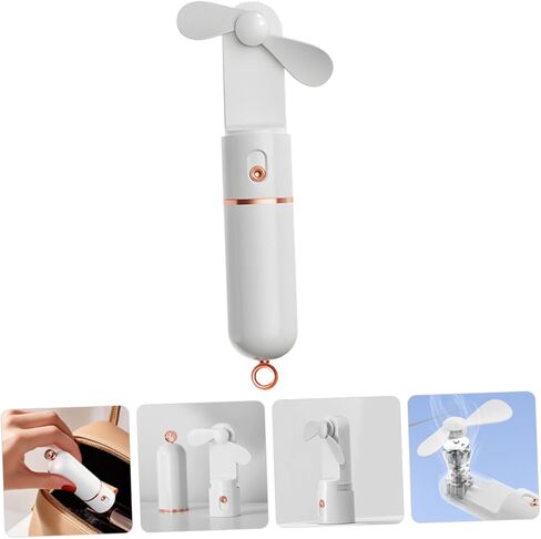 Mini Handheld Fan USB Rechargeable Portable Personal Cooling Fan 3-speed Adjustable Battery Operated for Travel Outdoor Use in Saudi Arabia