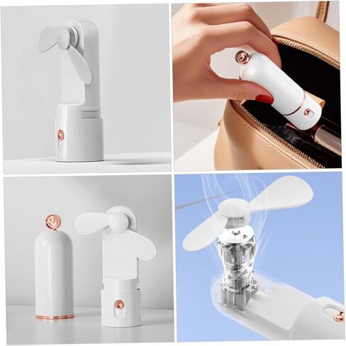 Mini Handheld Fan USB Rechargeable Portable Personal Cooling Fan 3-speed Adjustable Battery Operated for Travel Outdoor Use in Saudi Arabia