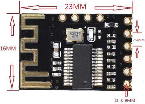 3pcs M18 V4.2 Audio Logic Component - Hi-Fi Stereo Decoding PCB, Lossless Sound Processing Module for DIY & Hardware Prototyping in Saudi Arabia