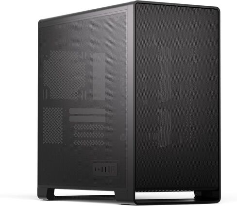 GOLDEN FIELD WindChaser M-ATX Computer Case - Ultimate Cooling Mesh Panel with Tool-Free Design, 360mm Radiator | 180mm CPU Cooler | 410mm GPU | USB3.0 | Type-C, Mid Tower Chassis Gaming PC Case -Dark in Saudi Arabia