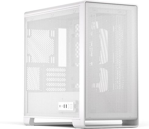 GOLDEN FIELD WindChaser M-ATX Computer Case - Ultimate Cooling Mesh Panel with Tool-Free Design, 360mm Radiator | 180mm CPU Cooler | 410mm GPU | USB3.0 | Type-C, Mid Tower Chassis Gaming PC Case -Dark in Saudi Arabia
