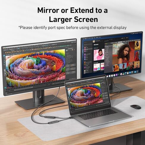 Flat USB-C Cable to 8k/4k Adapter Compatible with DJI Osmo Action Aluminum,Portable,New Flexible Design Plus Thunderbolt 3/4 Smart Chip Full Digital 4320p@60Hz Display Output in Saudi Arabia