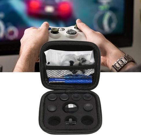 أجزاء ملحقات وحدة التحكم لسلسلة Elite 2، مجموعة أدوات إصلاح استبدال ملحقات الألعاب لـ Xbox One Elite Series 2 باللون الأسود in Saudi Arabia