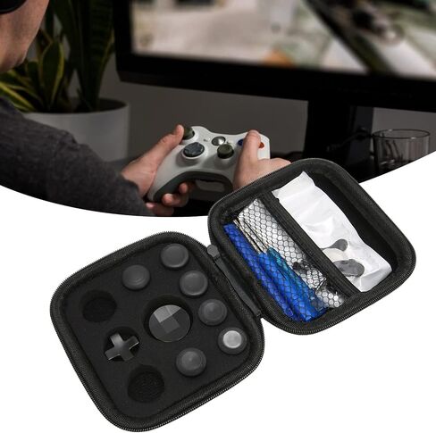 أجزاء ملحقات وحدة التحكم لسلسلة Elite 2، مجموعة أدوات إصلاح استبدال ملحقات الألعاب لـ Xbox One Elite Series 2 باللون الأسود in Saudi Arabia