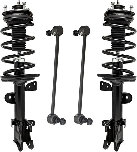 Detroit Axle - Front Struts Sway Bars for 2009-2015 Honda Pilot 2 Struts with Coil Spring Assembly 2 Sway Bar End Links 2010 2011 2012 2013 2014 Suspension Kit Replacement in Saudi Arabia