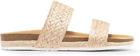 Coutgo Womens Platform Sandals Open Toe Slip On Slides Sandals Footbed Summer Beach Shoes in Saudi Arabia