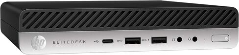HP EliteDesk 705 G4 Mini Computer Desktop PC, AMD PRO A10-9700E, 8GB RAM, 256GB SSD, WiFi, Bluetooth, Windows 11 Pro (Renewed) in Kuwait