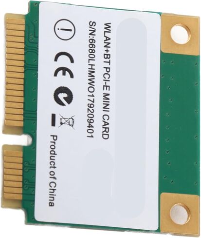 بطاقة شبكة لاسلكية Keenso 5374M ثلاثية النطاق جيجابت 6 جيجا هرتز WiFi 6E 5G بطاقة WiFi للكمبيوتر المحمول، سريعة ومستقرة، لأجهزة الكمبيوتر المحمولة والمضيفين الصغار وآلات الإعلان، مصنوعة من مادة ثنائي الفينيل متعدد الكلور in Kuwait