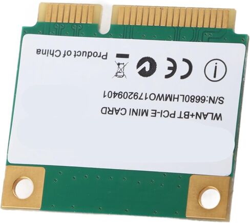 بطاقة شبكة لاسلكية Keenso 5374M ثلاثية النطاق جيجابت 6 جيجا هرتز WiFi 6E 5G بطاقة WiFi للكمبيوتر المحمول، سريعة ومستقرة، لأجهزة الكمبيوتر المحمولة والمضيفين الصغار وآلات الإعلان، مصنوعة من مادة ثنائي الفينيل متعدد الكلور in Kuwait