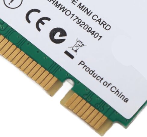 بطاقة شبكة لاسلكية Keenso 5374M ثلاثية النطاق جيجابت 6 جيجا هرتز WiFi 6E 5G بطاقة WiFi للكمبيوتر المحمول، سريعة ومستقرة، لأجهزة الكمبيوتر المحمولة والمضيفين الصغار وآلات الإعلان، مصنوعة من مادة ثنائي الفينيل متعدد الكلور in Kuwait