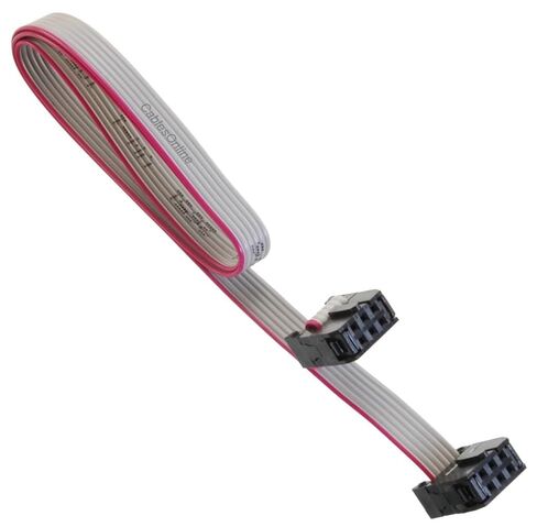 CablesOnline، كابل شريطي مسطح مقاس 18 بوصة (2 × 3) 2.54 مم من أنثى إلى أنثى IDC مكون من 6 أسلاك، FR-0618 in Kuwait