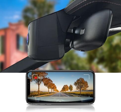 Fitcamx 4K Dash Cam for 2025-2026 Porsche 911 & 911 GT3 RS & Turbo S (992.5) Cabriolet Coupe, OEM Factory Look, UHD 2160P Video, WiFi & APP, Loop Recording, Parking Mode, Easy to Install, 64GB Card in Saudi Arabia