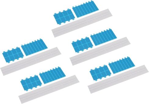 SUNGOOYUE Mounting Strip, Plastic Adhesive Privacy Screen Strip for Laptops and Monitors, Easy Installation, Slim Design, Durable Plastic, 5 Pack in Saudi Arabia