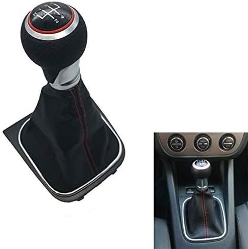 for VW Golf 5 MK5 R32 for GTI 2004 2005 2006 2007 2008 2009 Golf V VI 5 6 Speed Car Gear Stick Level Shift Knob (6 Speed) in Saudi Arabia