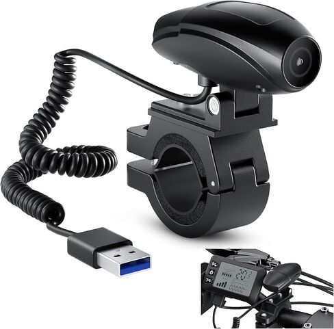 AMYET Motorcycle Camera,Helmet Camera HD 1080PP with Single Lens,IP65 Waterproof,Parking Mode,Motorcycle Dash Cam with 64GB SD Card，Driving Recorder Suitable for Motorcycles/Tricycles/Ebike in Saudi Arabia