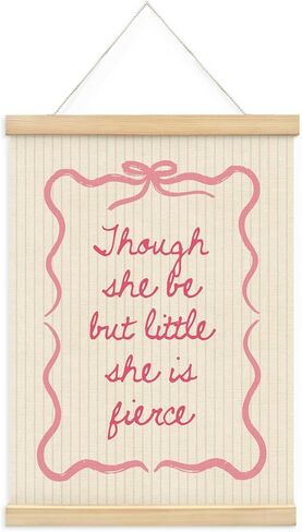 Wheatwin Baby Girl Nursery Decor, Baby Girl Room Decor, I’m Literally Just A Girl Wooden Poster Hanger, Pink Bow Coquette Trendy Preppy Girly Wall Decor, 12x16 Inch in Saudi Arabia